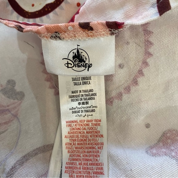 Disney Minnie Mouse Full Child’s Apron Baking Pink Embroidered Adjustable Neck - Picture 8 of 9